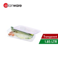 Elianware BPA Free Rectangular Transparent Firdge Freezer Food Keeper Microwavable Food Container Ta