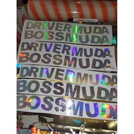 Drivermuda variation Sticker, cutting Sticker, glow material, guys