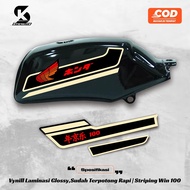 Win 100 18 Striping Stickers Honda Win 100 Variations