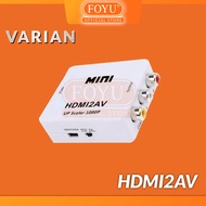 HDMI Dongle Anycast Converter HP ke TV RCA AV ADAPTOR 1080P MINI HDMI2AV