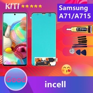 For samsung A71 LCD Display จอ + ทัช Samsung galaxy A71/A715 (ปรับแสงได้/incell)