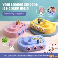 Ins Internet Celebrant Boat Silicone Ice Mold Diy Children's Homemade Ice Cream Mold Ice Cream Popsicle Mold Popsicle (tata.sg)