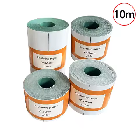 10m fish paper insulation paper 18650/21700/26650/32650 battery insulation paper with glue solar lif