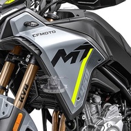 แผ่นกันกระแทกอุปกรณ์เสริมสำหรับเครื่องยนต์รถจักรยานยนต์ Cfmoto 450mt ชิ้นส่วนด้านข้างท่อระบายความร้อ