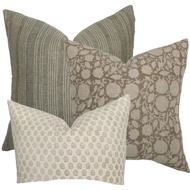 45x45cm Neutral Floral Pillow Covers Accent Farmhouse Cushion Covers Vintage Pillowcase for Couch So