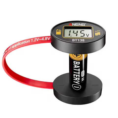 BT138 Digital Battery Testers Detector Multifunction Quickly Battery AA/AAA/C/D/9V/1.5V Button Cell 