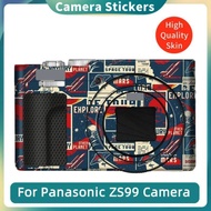 Decal Skin for Lumix ZS 99 Camera Sticker ZS99 Anti-Scratch Wrap Cover Film for Panasonic DC-ZS99 Ca