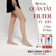 (F1) Fukuske women's tights are form-fitting, concealer, soft and smooth, anti-UV, anti-tear