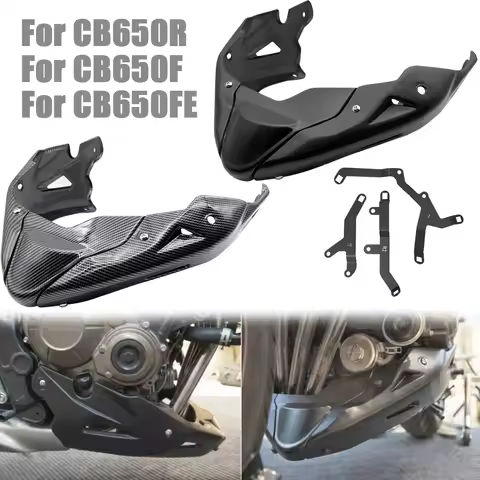 For Honda cb650r 650f cb650fe 2014-2023 Motorcycle accessory lower belly pan engine spoiler fairing