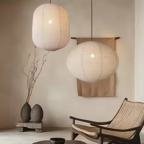 2PCS hanging lamp shade Oval Cylinder Linen Pendant Light Shade 20+13.5inch Hanging Fabric LampShade