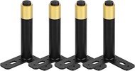 Furniture Leg Set of 4 Metal Furniture Legs,Cylindrical Iron Cabinet Feet,Adjustable Office Table Le