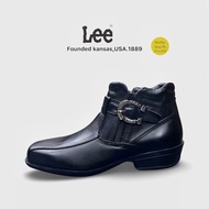 [Limited Size] LEE Original Classic Men High Cut Double Zip Oxfords Leather Shoes Men Formal Leather