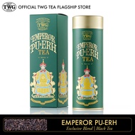 TWG Tea | Emperor Pu-Erh Tea | Matured Black Tea  Single Estate Tea | Haute Couture Tea Tin Gift 100g / ชา ทีดับเบิ้ลยูจี ชาดำหมัก เอมเพอเร่อร์ ผู่เอ๋อ บรรจุ 100 กรัม