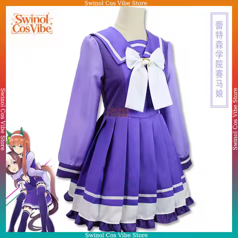 Mejiro McQueen Uma Musume Pretty Derby Tracen Academy Japanese Cosplay Costume Uniform High School S