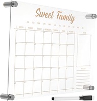 MAGICLULU 1 Set Weekly Planner Board Magnetic Grocery List Erasable Calendar Board White Board with 