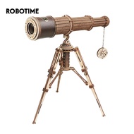 Robotime Self-Assembled 3D Wooden Model. ROKR Monocular Telescope ST004. Meaningful gifts