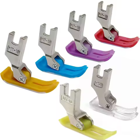 MT-18 Non Stick Bottom Foot Rubber Presser Foot For Singer Brother Juki Industrial Single Needle Sew