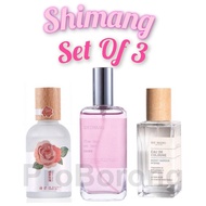 Set of 3 Perfume SHIMANG Lady Perfume Fragrance 50ml x 3 units Minyak Wangi Gift Manis Mewah Lelaki 