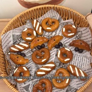 Croissant Baguette Shape Cute Keychain Ornament