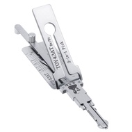 Lishi HU66/TOY43AT/TOY38R 2-in-1 Car Pick Decoder Tool Measuring Tool Auto Lock Pick Set