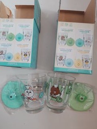 Le creuset x line friends brown熊大 CONY玻璃杯連蓋