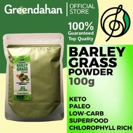 Greendahan Organic Barley Grass Juice Powder 100g - Unsweetened, NON GMO