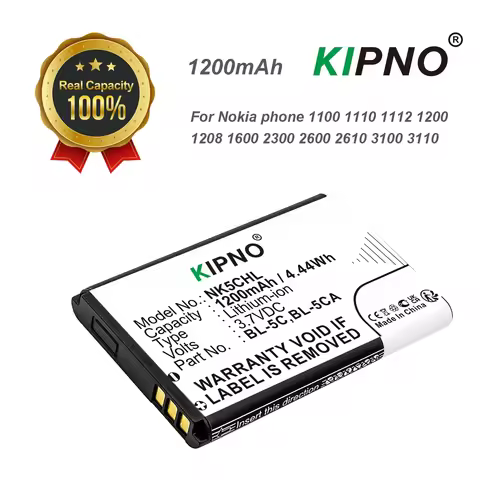 BL-5C BL 5C Rechargeable Phone Battery For 1200mah BL-nokia 6600 N70 N71 N72 N91 E60 Smart Phone Bat