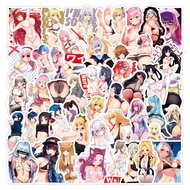 50PCS Demon High School DXD Graffiti Sticker Cartoon Waterproof Sun Protection Notebook Trolley Case