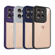 Case Motorola Moto G75 5G Casing 6.78 Inches Model XT2437-2, XT2437-3 Luxury Frosted Transparent Cov