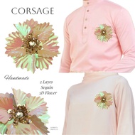 Handmade Sequins Corsage Flower brooch pin Corsage pin for wedding corsage brooch corsage bride part