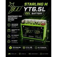 STARLING M BATTERY GEL YT6.5L MRZ YT6.5 KRISS / MR2 / MR3(No Starter / Kick Start model only)DM200 D