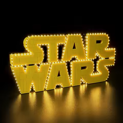LYBMTWF LED Lighting Kit Compatible with Lego 75407 Star Wars Logo (NOT Include The Model Bricks)