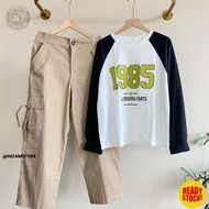 KATUN Nizamstore Women's T-shirt and Pants Set – Mix Cotton, Casual Design, Size LD 104 cm, Pants Le