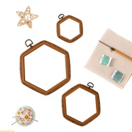 weroyal Imitated  Embroidery Hoop Hexagonal Embroidery Hoop