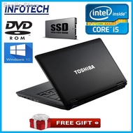 ❂✵Toshiba Intel core i5 i3 , 4gb 8gb ram w10pro Laptop Satellite Pro S500 S750 S850 2nd 3rd Gen Budg
