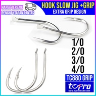 TC Pro Tackles TC880 GRIP Slow Jig Hook Tahan Karat Strong Fast Jingging