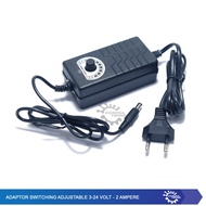 Adjustable Switching Adapter 3-24 VOLT - 2 Ampere