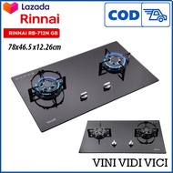 PROMO - RINNAI RB 712NGB/Rinnai Kompor Gas Tanam 2 Tungku - PASTI ORIGINAL