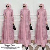Hayya DRESS/new BRUKAT/muslim BRUKAT GAMIS/BROKEN DRESS HAYYA DRESS LUXURY PARTY GAMIS CERUTY MIX BR