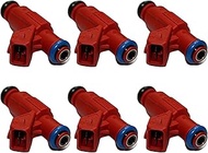 6 PCS Fuel Injector 0280156028 1L2E-C5A Fits For Ford Explorer 4.0L V6 FLEX 2002-2003 For Mercury Mo