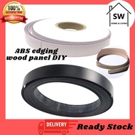 SW ABS edging for Wood Panel Width 20mm Storage Box sisi papan DIY Furniture Shelf (white / black)