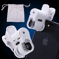 60X Smart Mobile Phone Microscope Zoom Micro Camera Clip with LED Light MeetSellMall