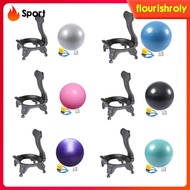 [Flourish] Yoga Ball Chair, Yoga Ball Seat Multifunctional, Anti Slip, Office Ball Chair, Fitness Yoga Ball Chair for Gym