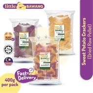 Keropok Ubi Keledek Ungu Purple Sweet Potato Crackers 400g | Keropok Ubi Keledek Oren Orange Sweet P