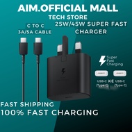 25W / 45W Type C Super Fast Charging Type C to Type C Compatible Android