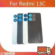 Rear Door Battery Cover Housing Case For Xiaomi Redmi 13C Back Cover Repair Parts