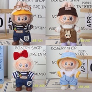 (Only labubu Clothes) 17CM Labubu doll Clothes labubu v1clothes labubu v2 clothes Macarons labubu cl
