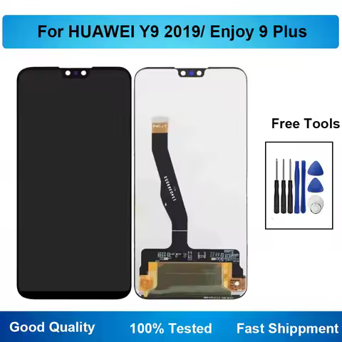 For HUAWEI Y9 2019 6.5''For Enjoy 9 Plus JKM-LX1 LX2 LX3 AL00 LCD Display Touch Screen Digitizer Ass
