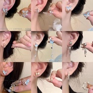 【doulaimei001.my】 针风珍珠耳钉女百搭耳环高级感气质耳饰摆地摊夜市 Needle Wind Pearl Earrings, Women's Versatile Earrings, Hi