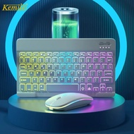 Backlit Keyboard For Tablet Android iOS Windows Wireless Mouse